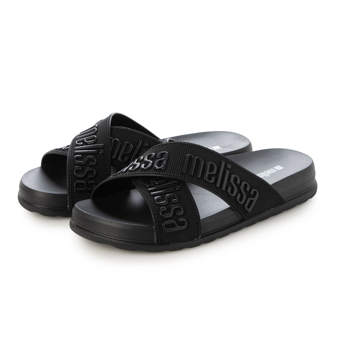 メリッサ melissa MELISSA COZY SLIDE M LOVER II AD （BLACK） BLACK