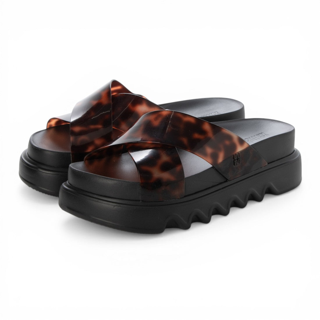 メリッサ melissa MELISSA COZY CROSS PLATFORM AD （BLACK/TORTOISE） BLACK/TORTOISE