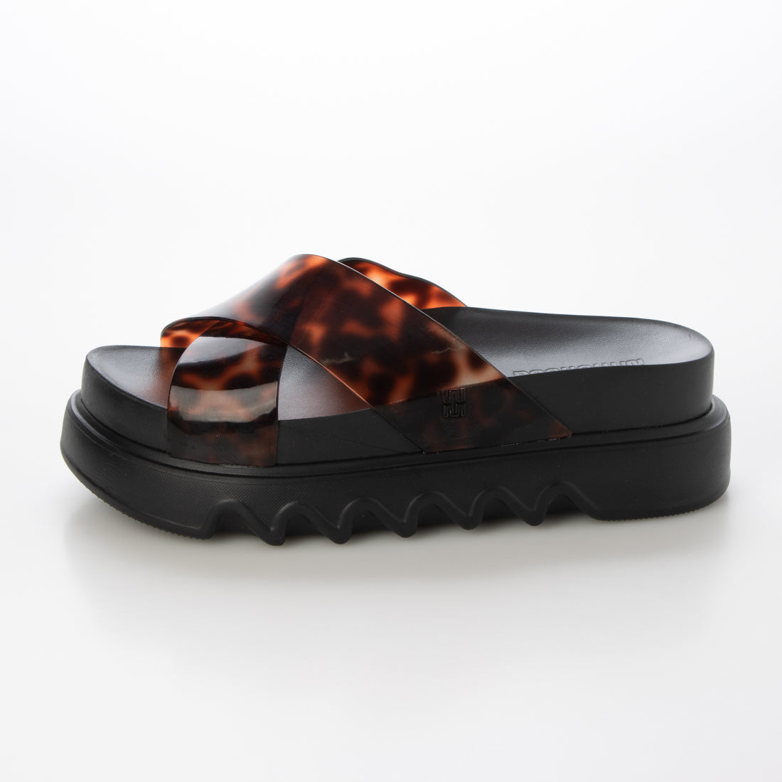 メリッサ melissa MELISSA COZY CROSS PLATFORM AD （BLACK/TORTOISE） BLACK/TORTOISE