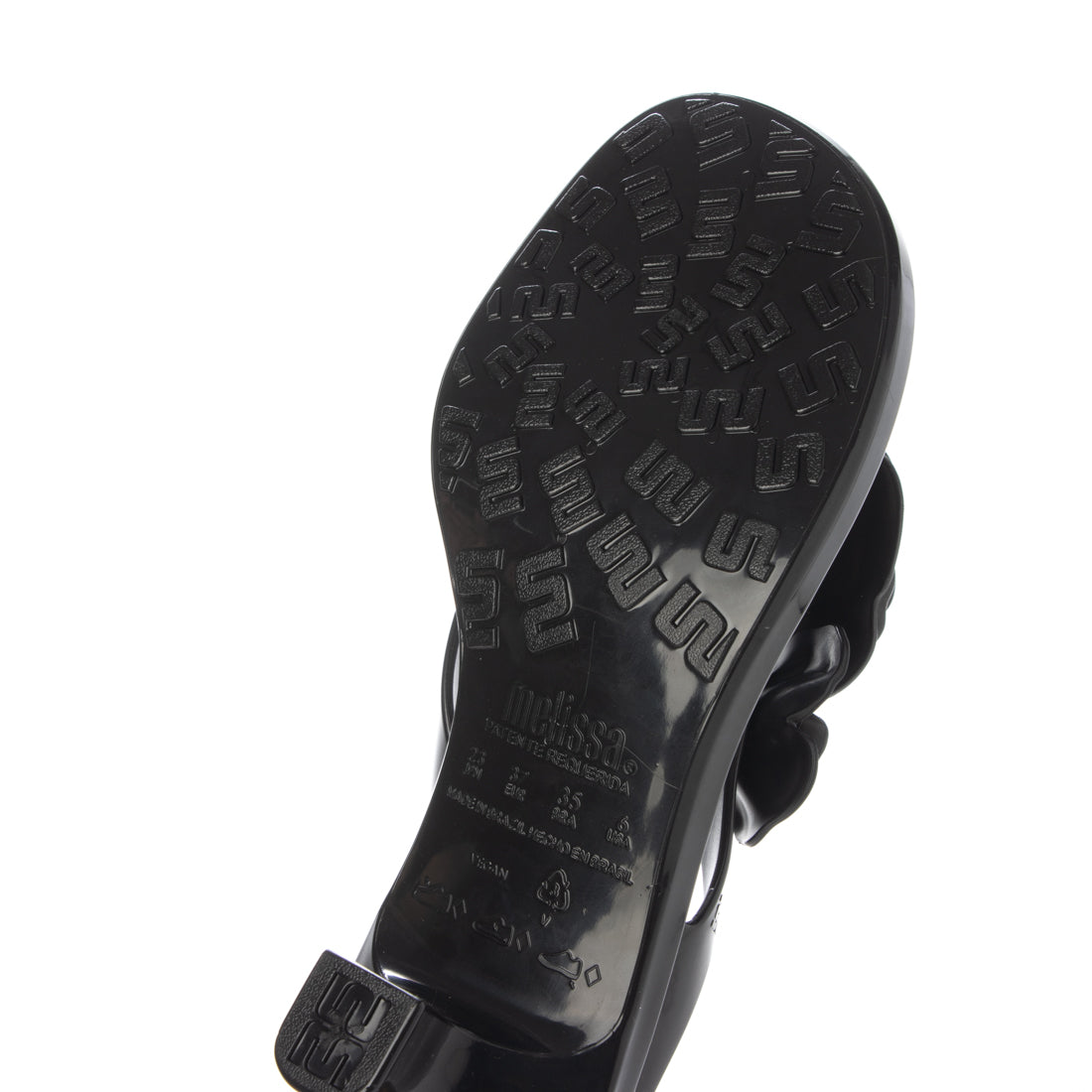 メリッサ melissa MELISSA THONG KITTEN HEEL PETALS （BLACK） BLACK