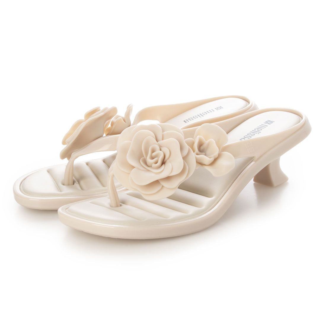 メリッサ melissa MELISSA THONG KITTEN HEEL PETALS （BEIGE） BEIGE