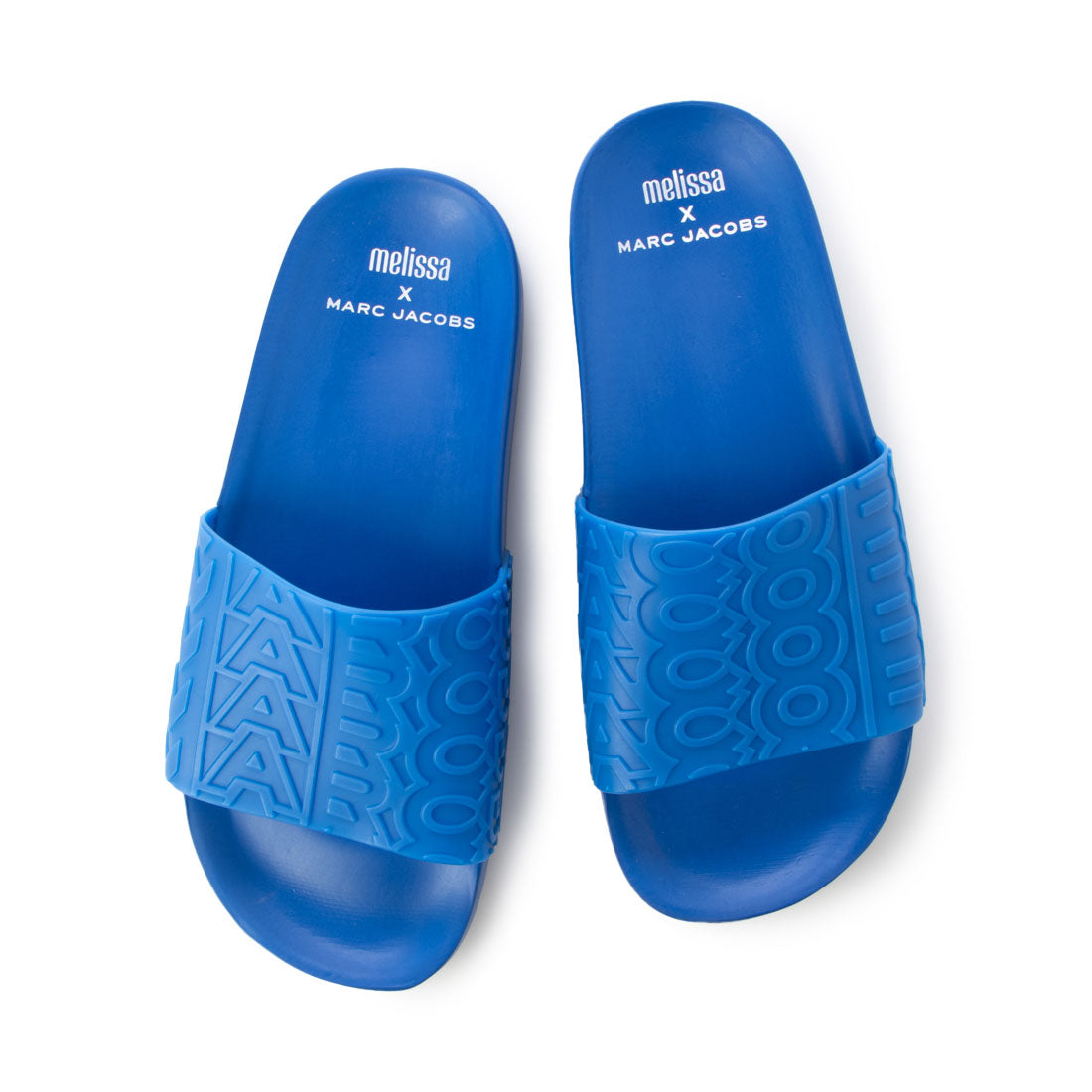 メリッサ melissa MELISSA SLIDE + MARC JACOBS AD,BLUE