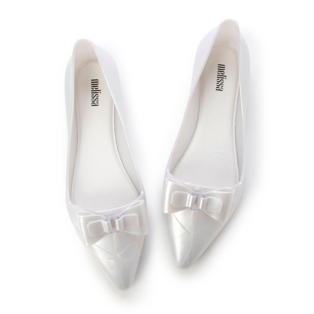 メリッサ melissa MELISSA POINTY CHIC AD,PEARLY WHITE