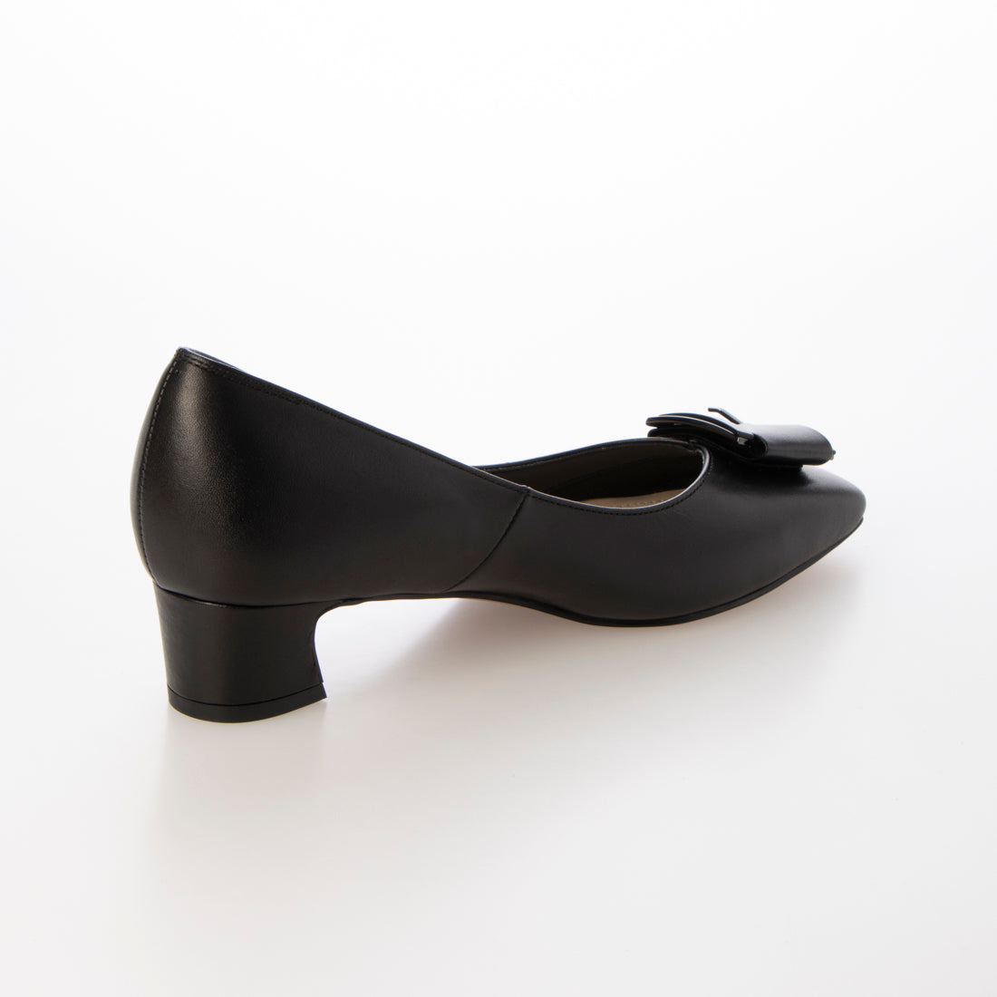 Melmo Buckle Motif Square Toe Pumps