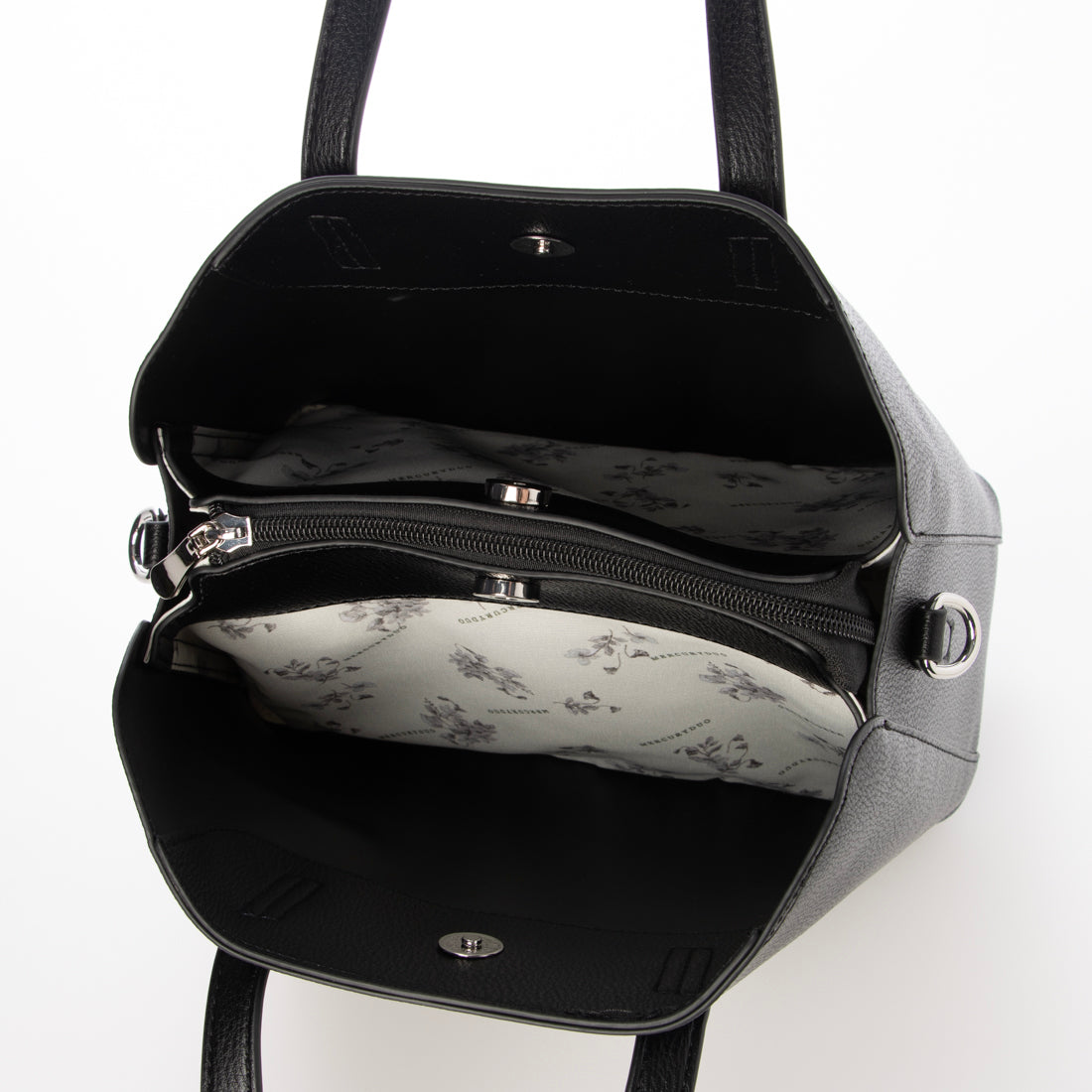 マーキュリーデュオ MERCURYDUO アオリワークハンドバッグ （IVO03） IVO03