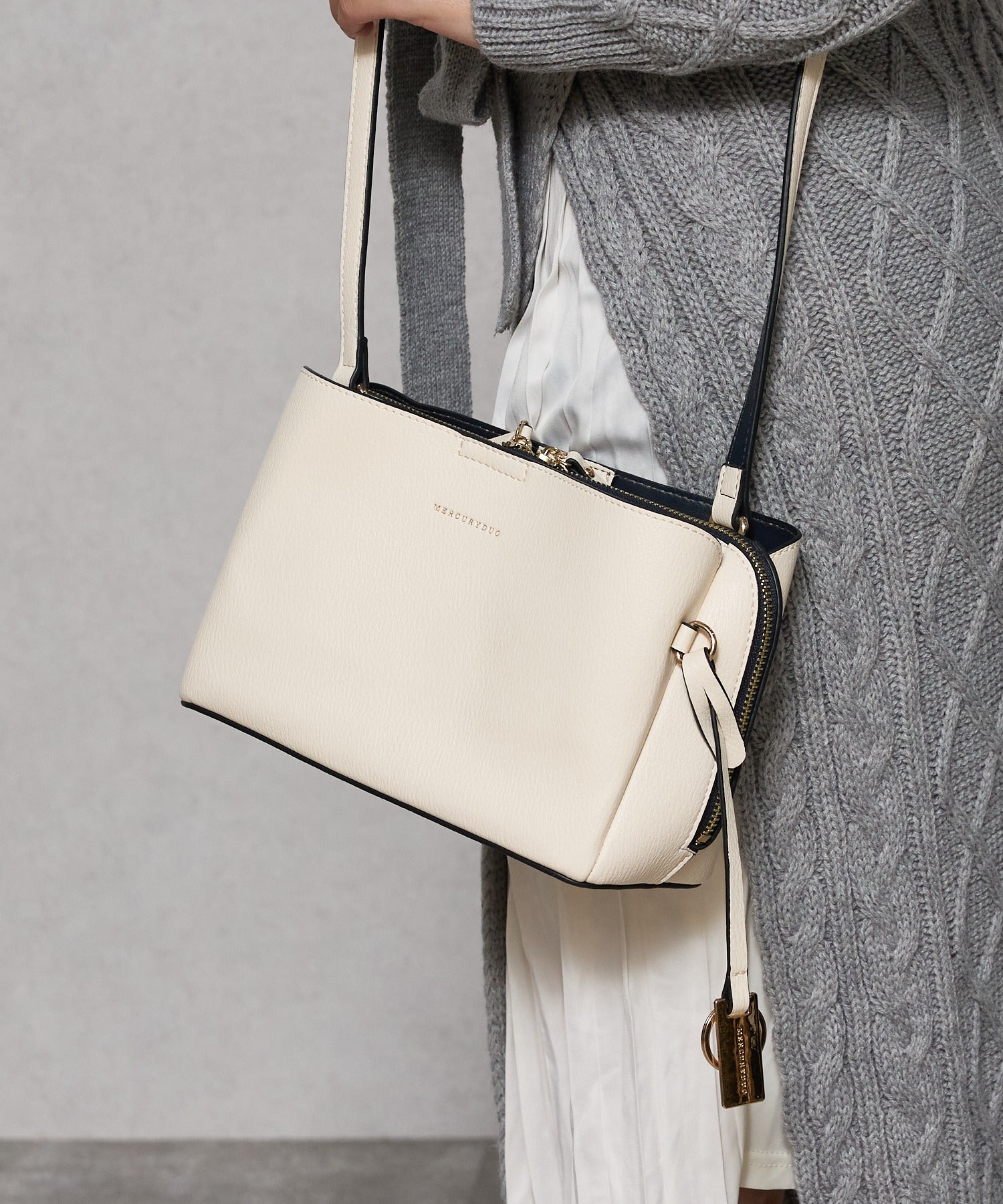 マーキュリーデュオ MERCURYDUO ワーク ショルダーバッグ （IVO03） IVO03