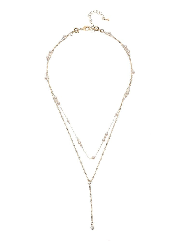 マーキュリーデュオ MERCURYDUO 2WAYダブルチェーンネックレス （シルバー） シルバー
