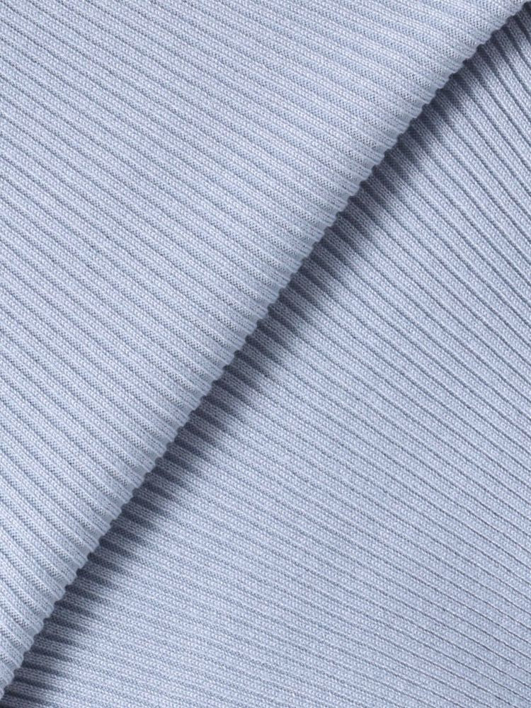 マーキュリーデュオ MERCURYDUO 配色クロスリボンニットワンピース （ブルー） ブルー