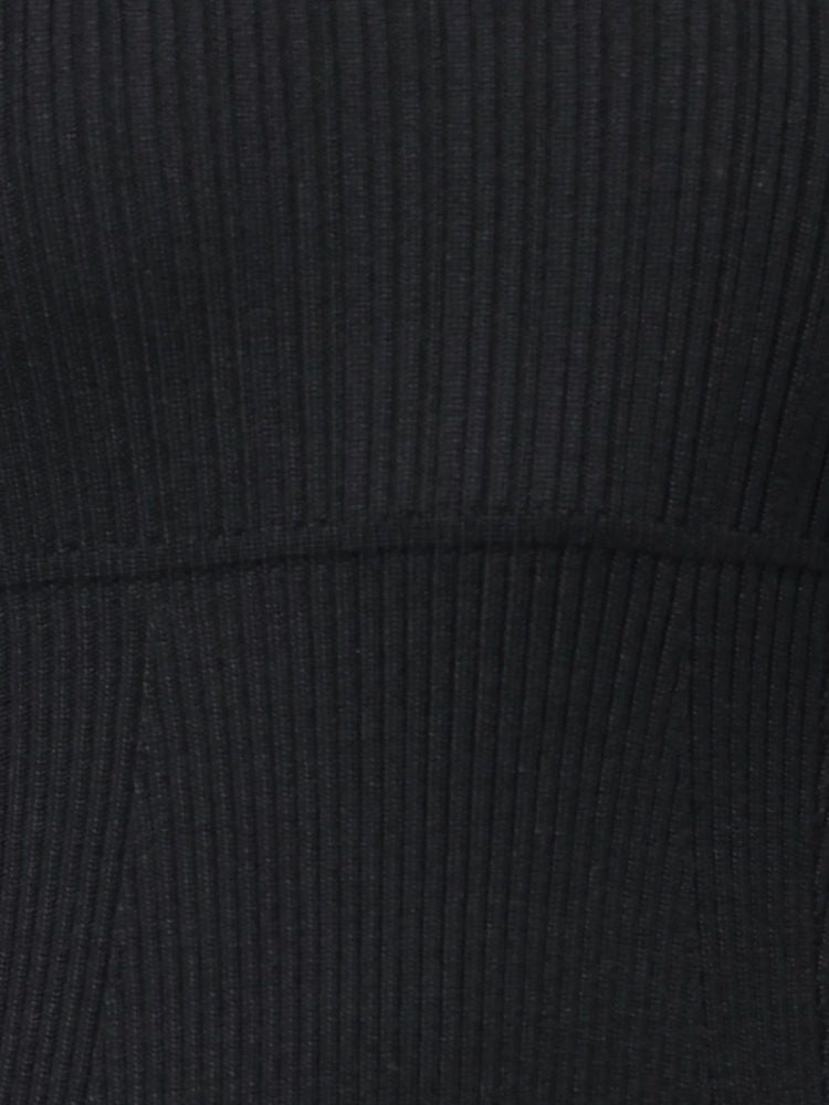 マーキュリーデュオ MERCURYDUO 配色クロスリボンニットワンピース （ブルー） ブルー