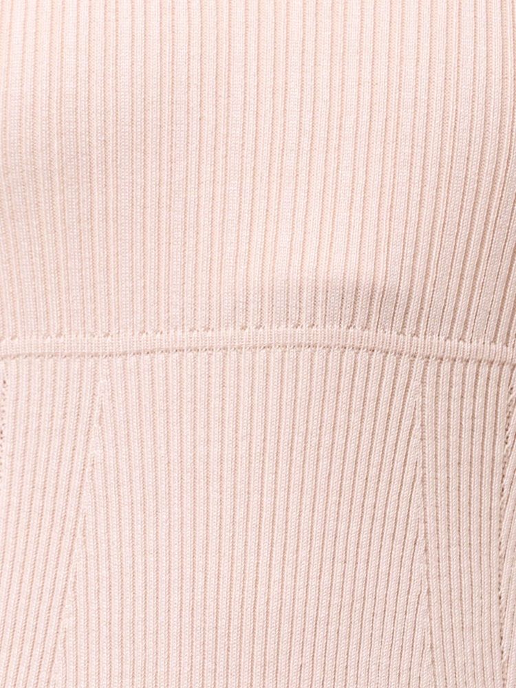 マーキュリーデュオ MERCURYDUO 配色クロスリボンニットワンピース （ブルー） ブルー