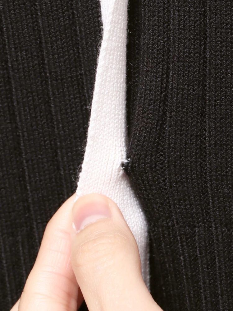 マーキュリーデュオ MERCURYDUO バイカラーニットワンピース （ベージュ） ベージュ