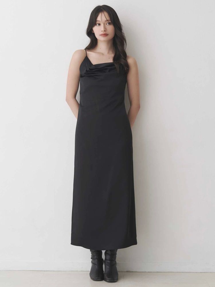 マーキュリーデュオ MERCURYDUO サテンキャミナローワンピース （ベビーピンク） ベビーピンク