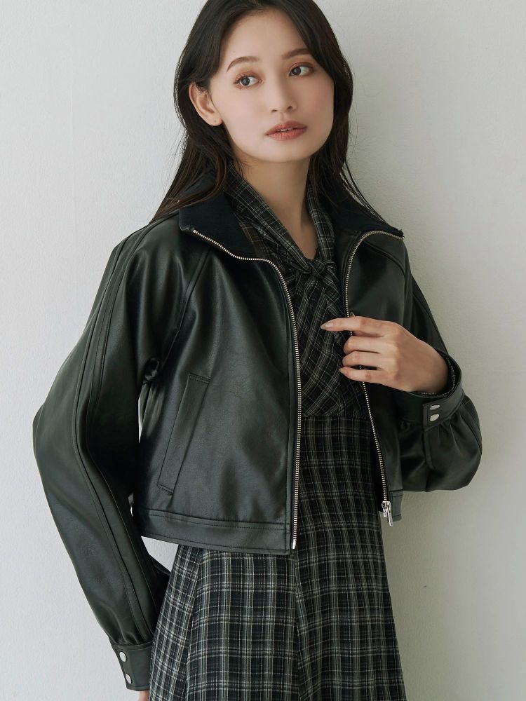 マーキュリーデュオ MERCURYDUO ツイストネックロングスリーブワンピース （ブラック） ブラック