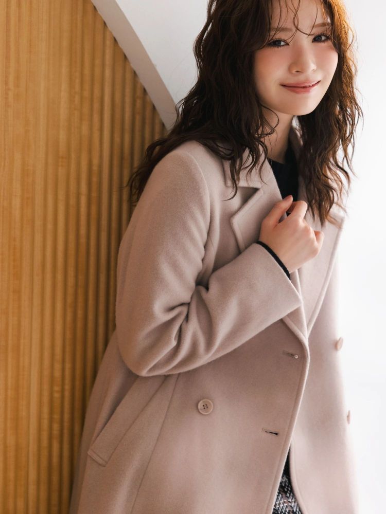 マーキュリーデュオ MERCURYDUO フィットアンドフレアコート （アイボリー） アイボリー