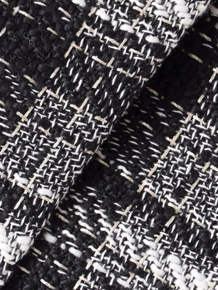 マーキュリーデュオ MERCURYDUO チェックツィードタイトスカート （オフホワイト） オフホワイト