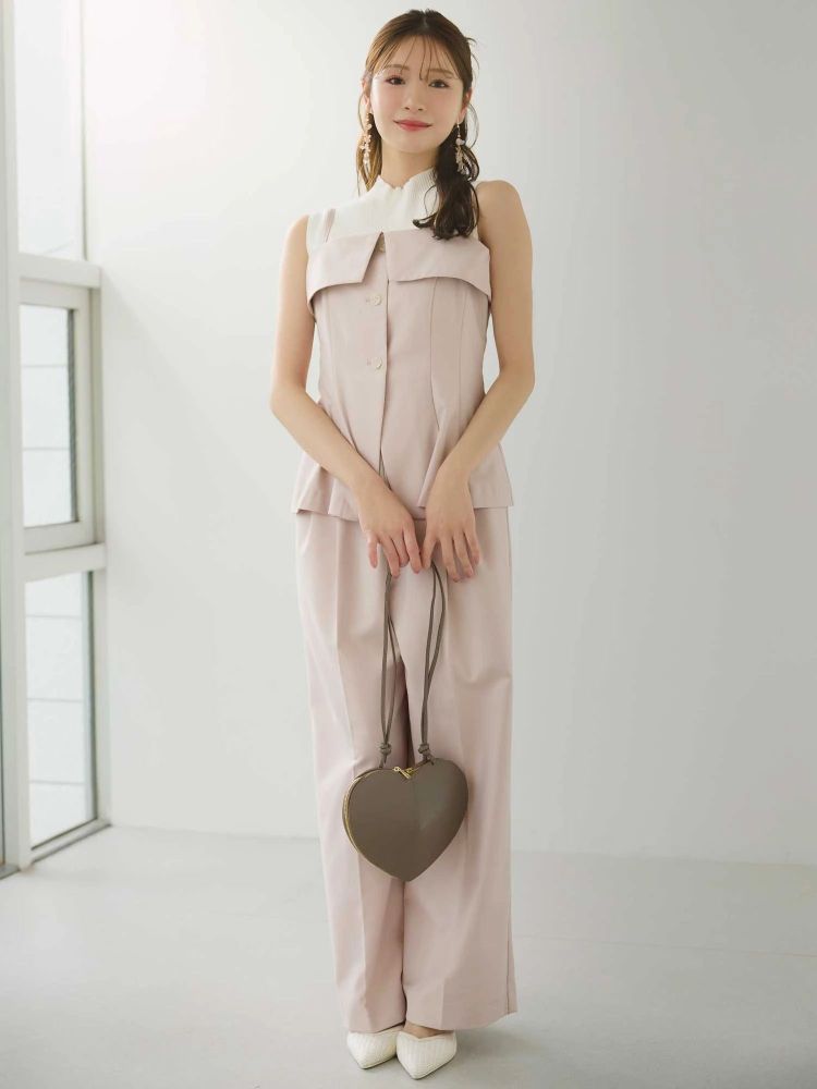 マーキュリーデュオ MERCURYDUO スーツライクコンビネゾン （ピンク） ピンク