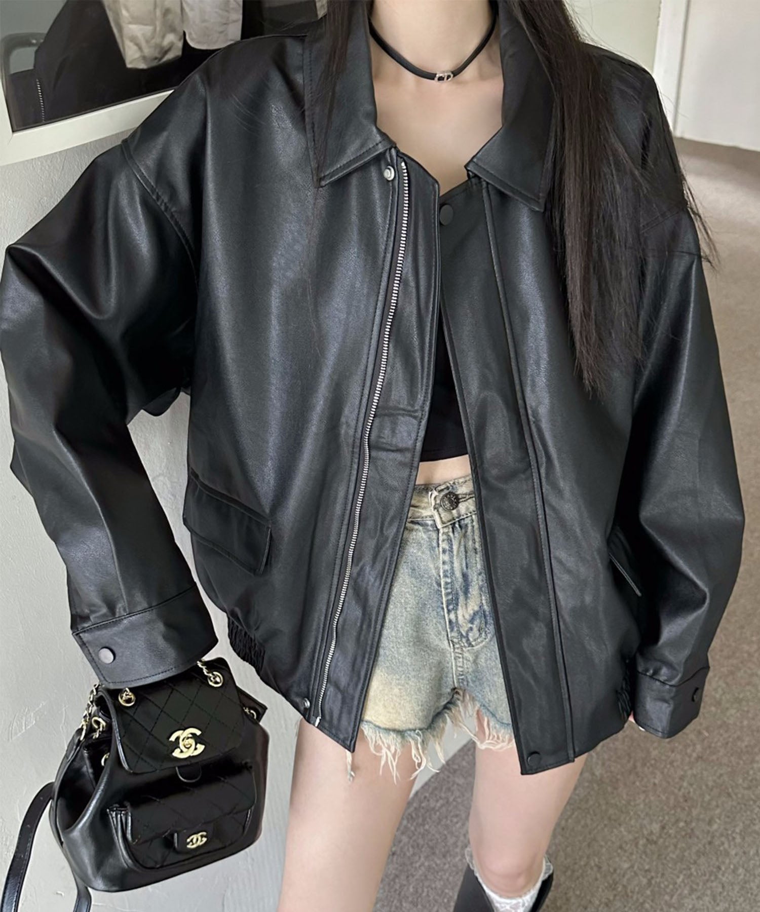 米傑恩 me Jane 假皮革外套