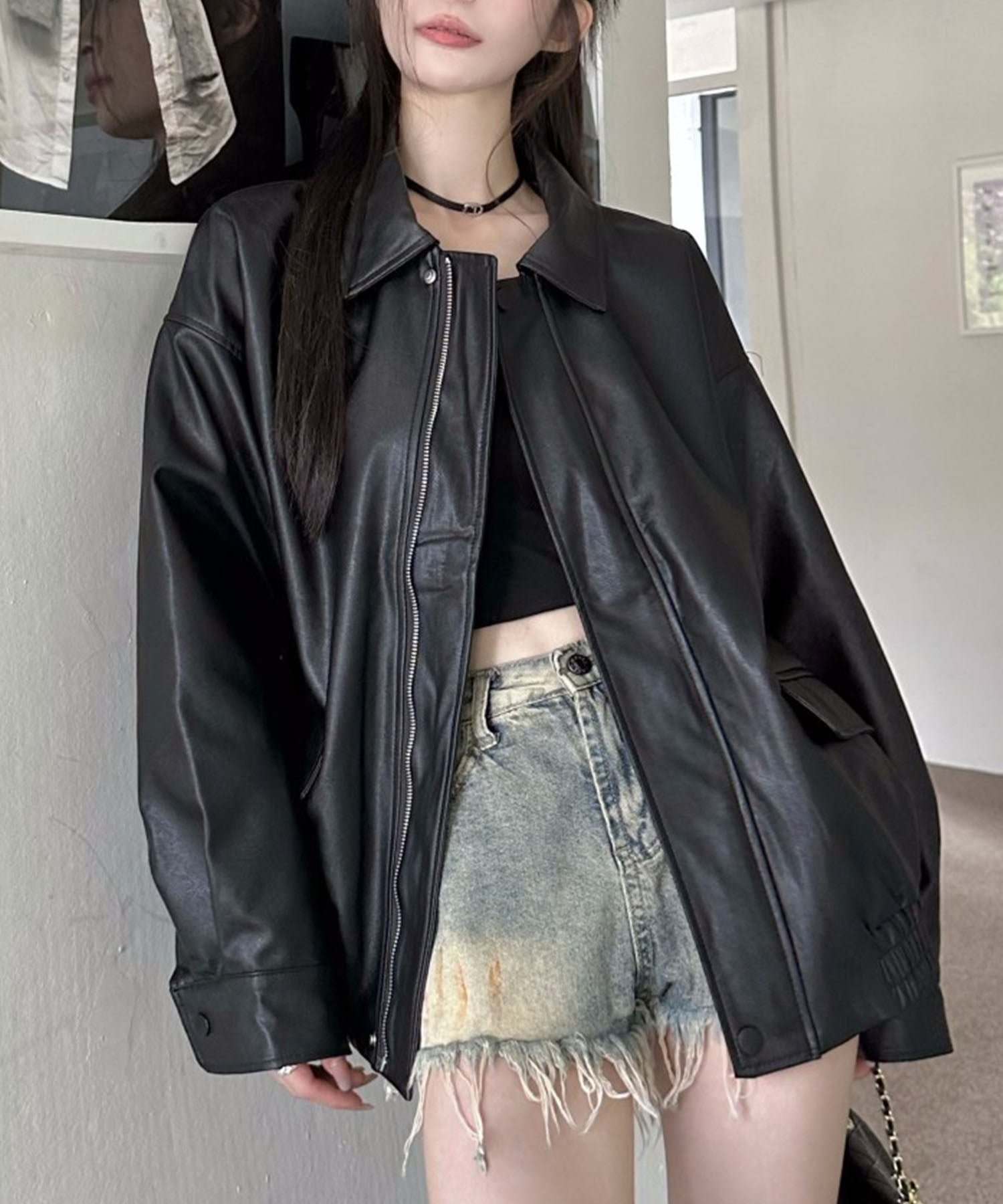 米傑恩 me Jane 假皮革外套