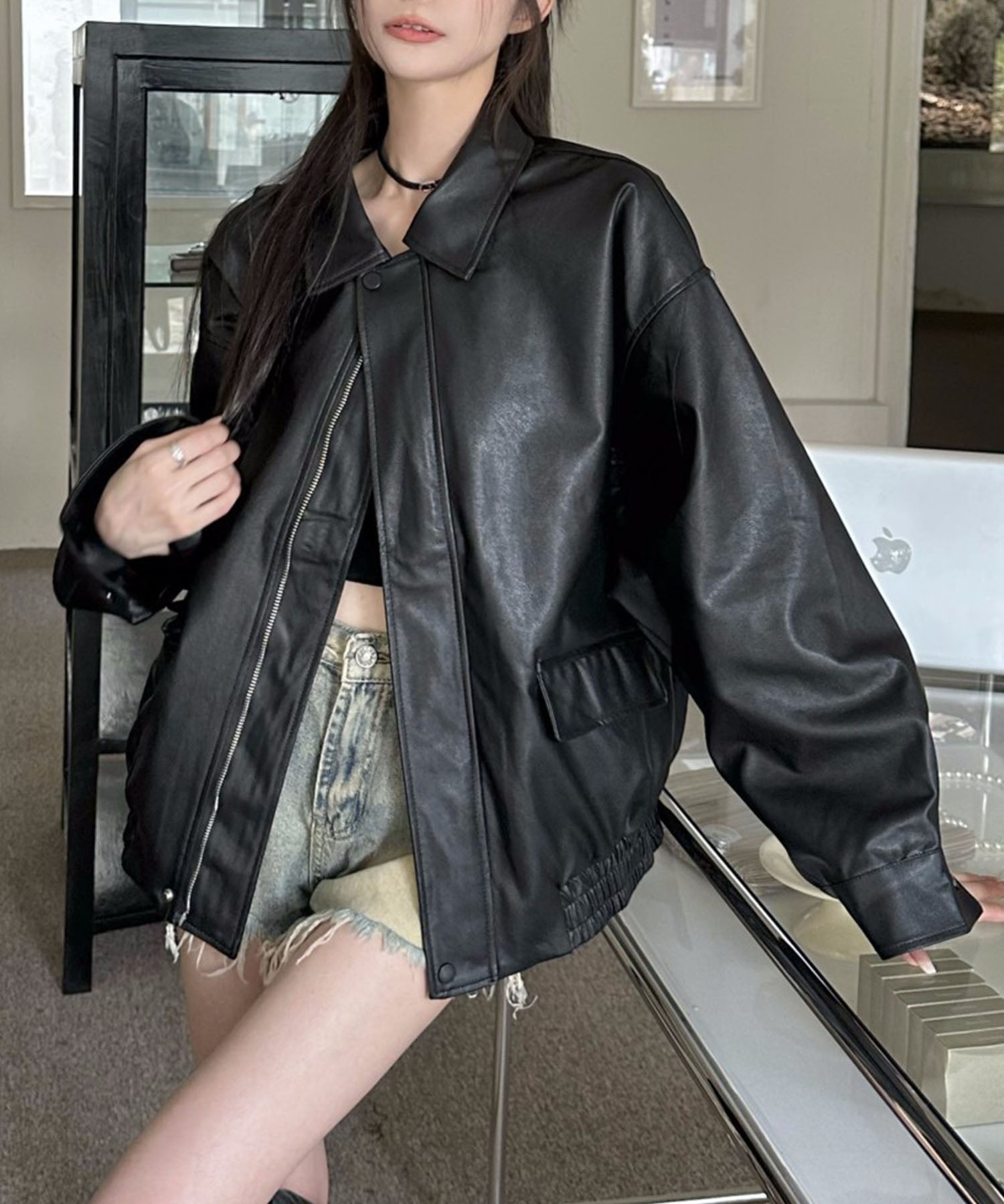 米傑恩 me Jane 假皮革外套