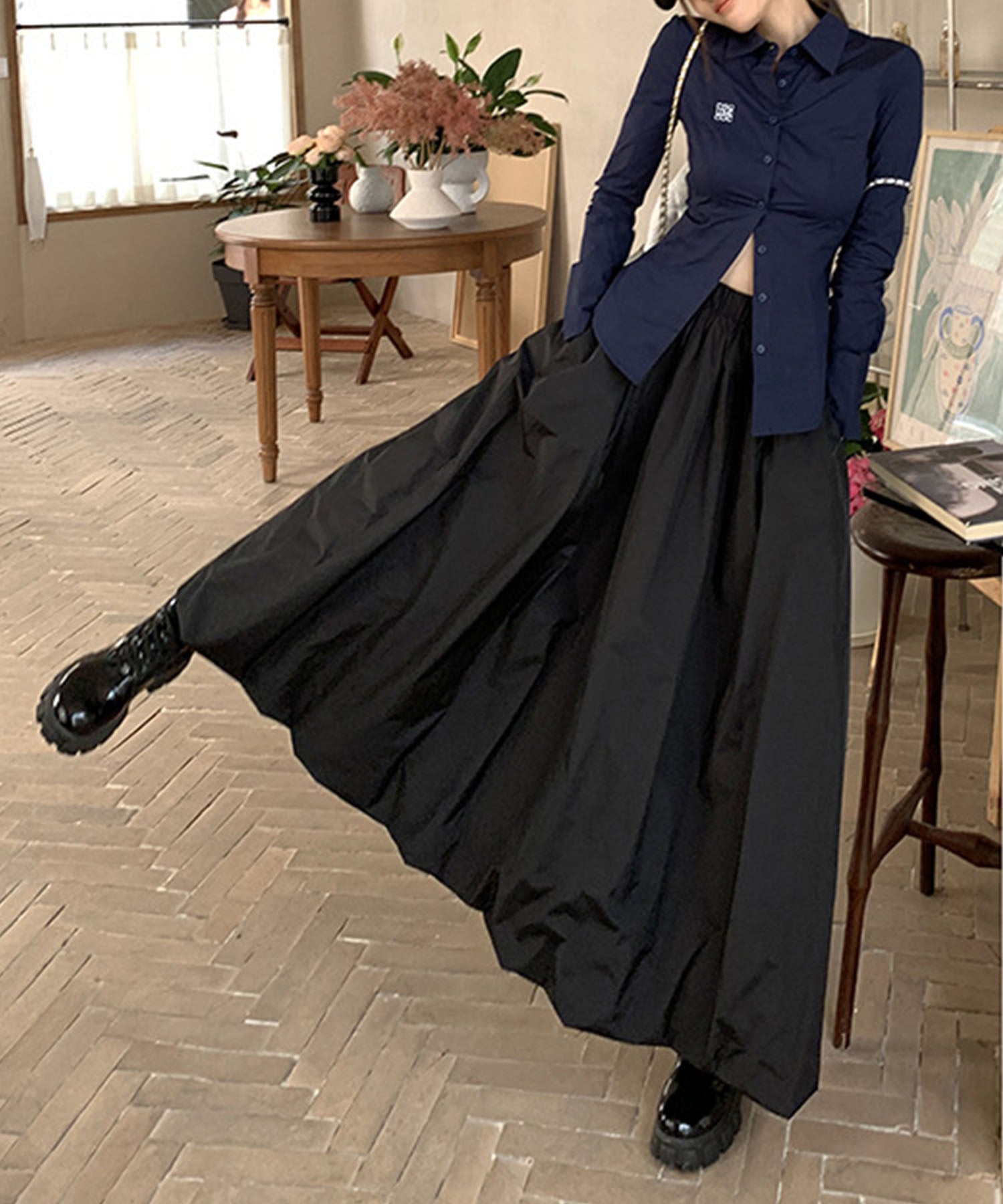 "Me Jane Balloon Volume Skirt"