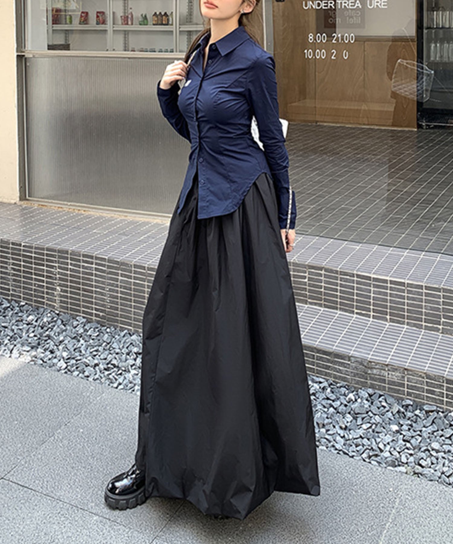 "Me Jane Balloon Volume Skirt"