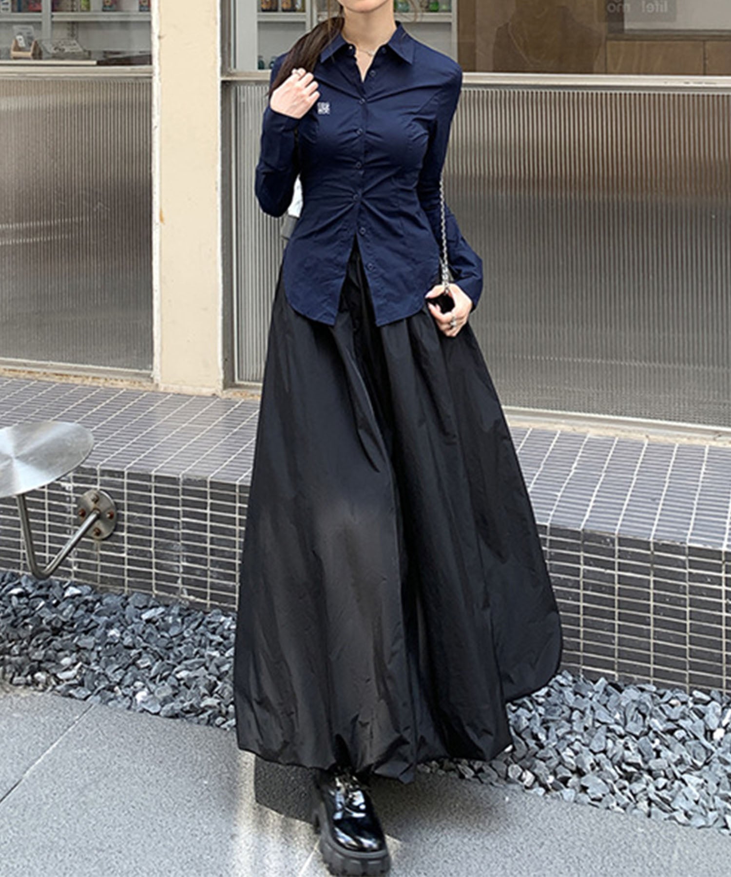 "Me Jane Balloon Volume Skirt"