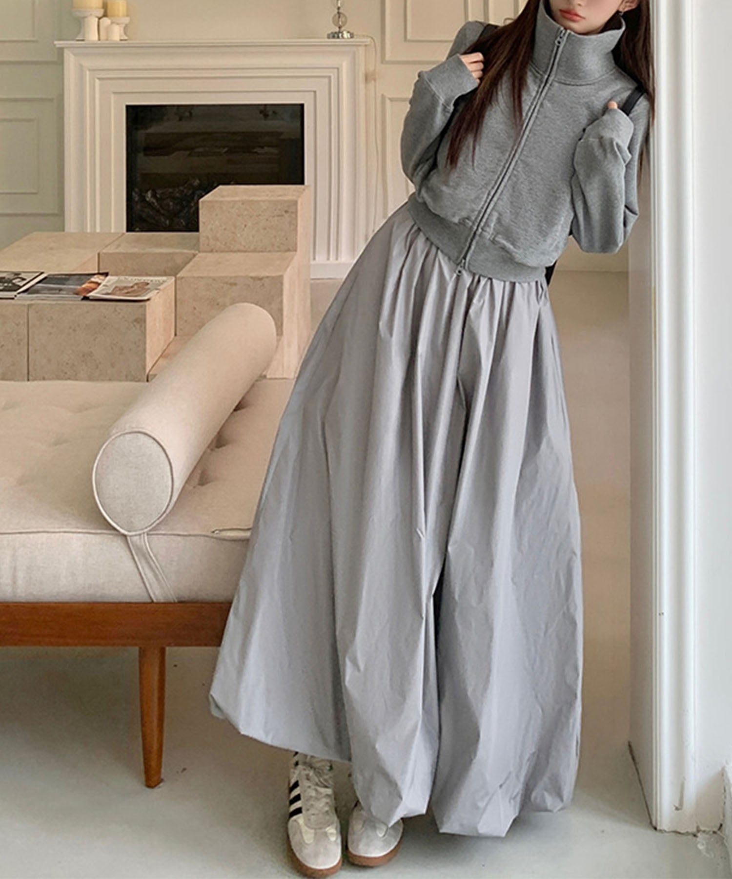 "Me Jane Balloon Volume Skirt"