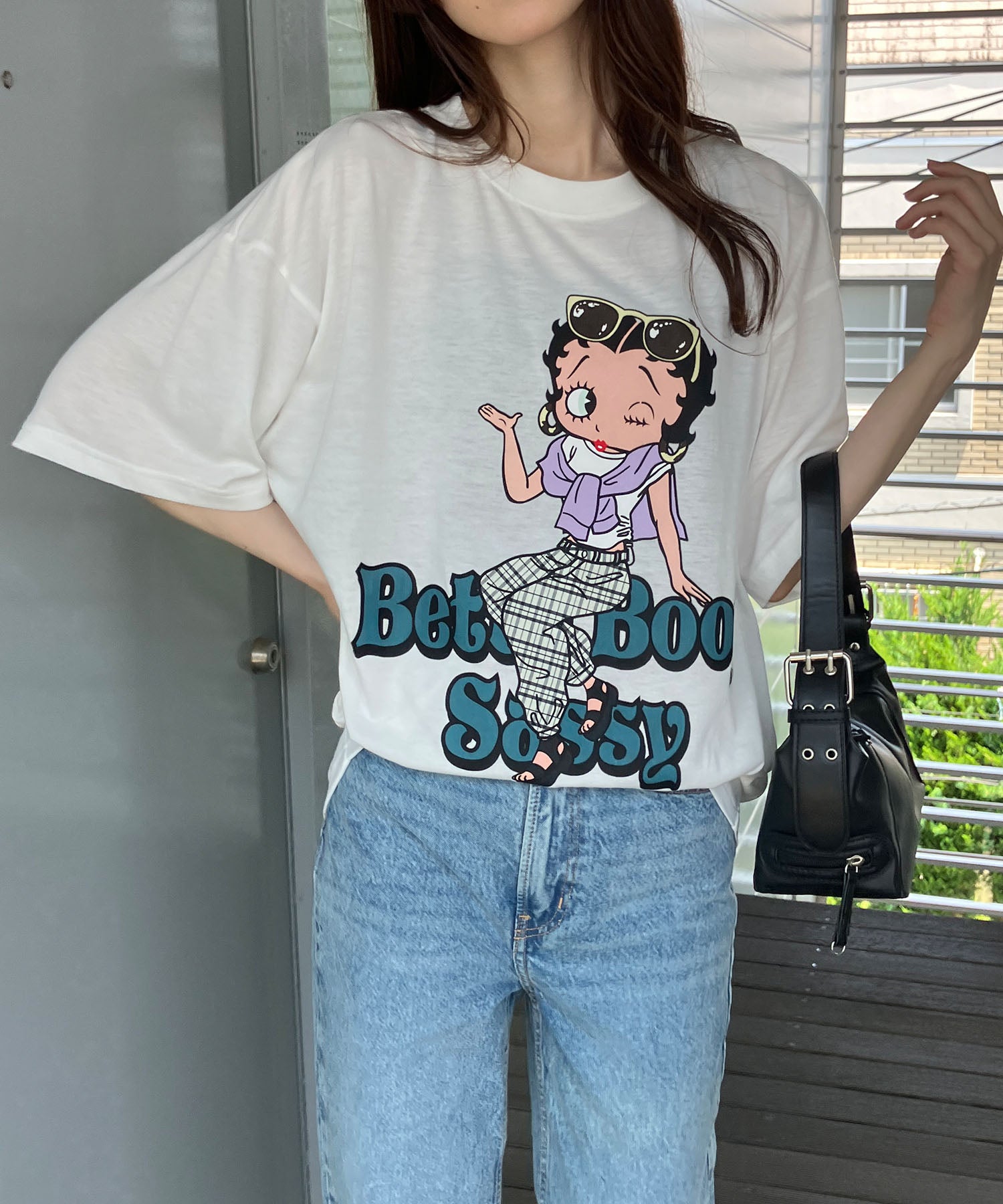 ミージェーン me Jane BETTY BOOPプリントTシャツ （オフホワイト） オフホワイト