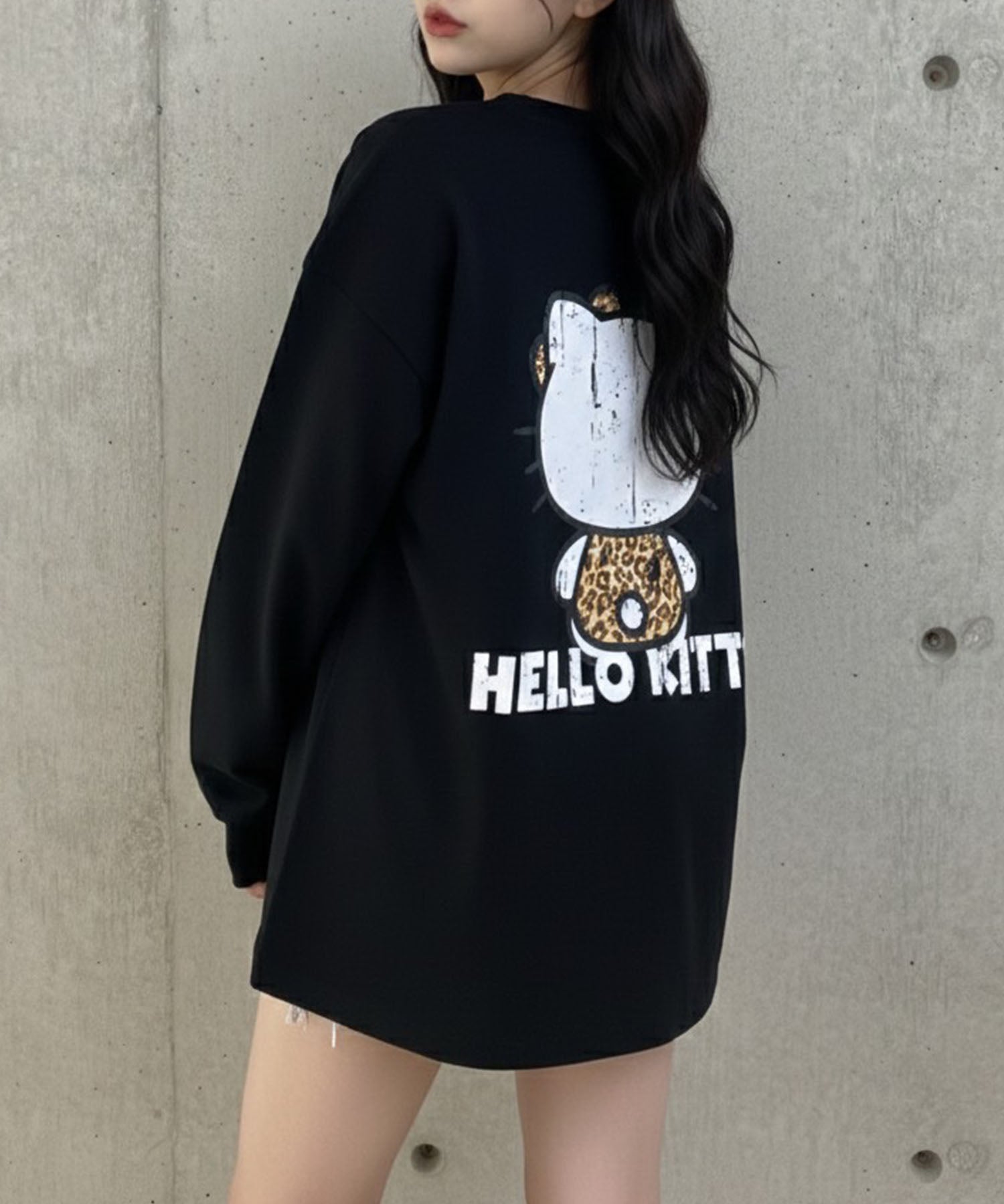 ミージェーン me Jane HELLO KITTYプリントロンT （ブラック） ブラック