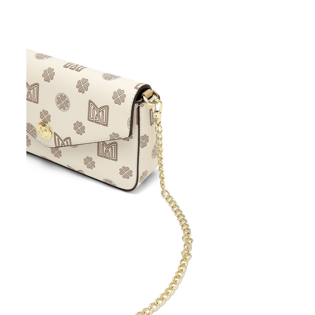 MEXICAN MEXICAN 2-piece set with pouch Monogram chain bag Mini bag Safe material Cute for adults