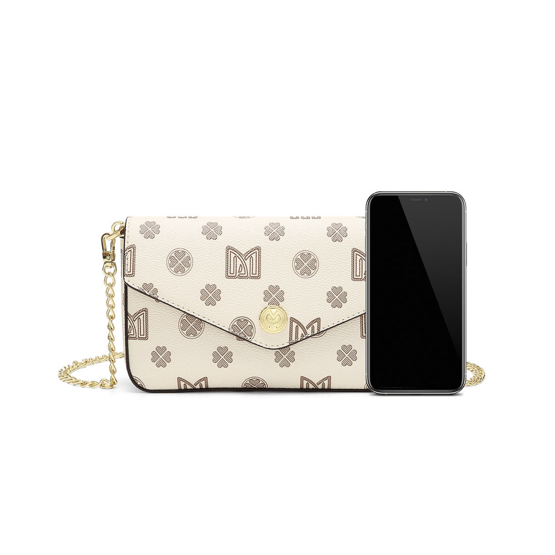 MEXICAN MEXICAN 2-piece set with pouch Monogram chain bag Mini bag Safe material Cute for adults