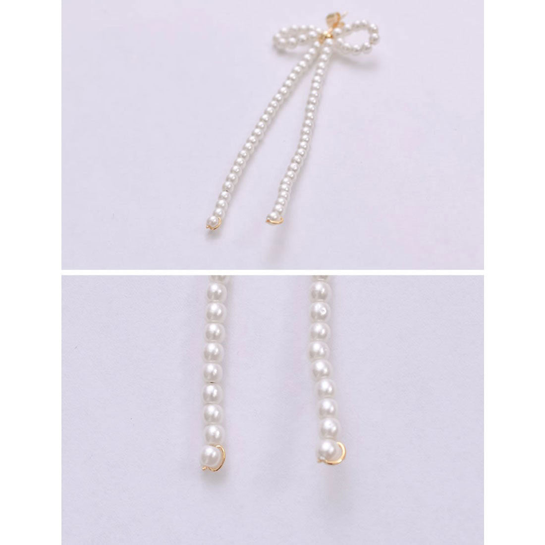 ミズム MEISM [2024SS PRE ORDER][MEISM by ]ビーズリボンシェイプピアス