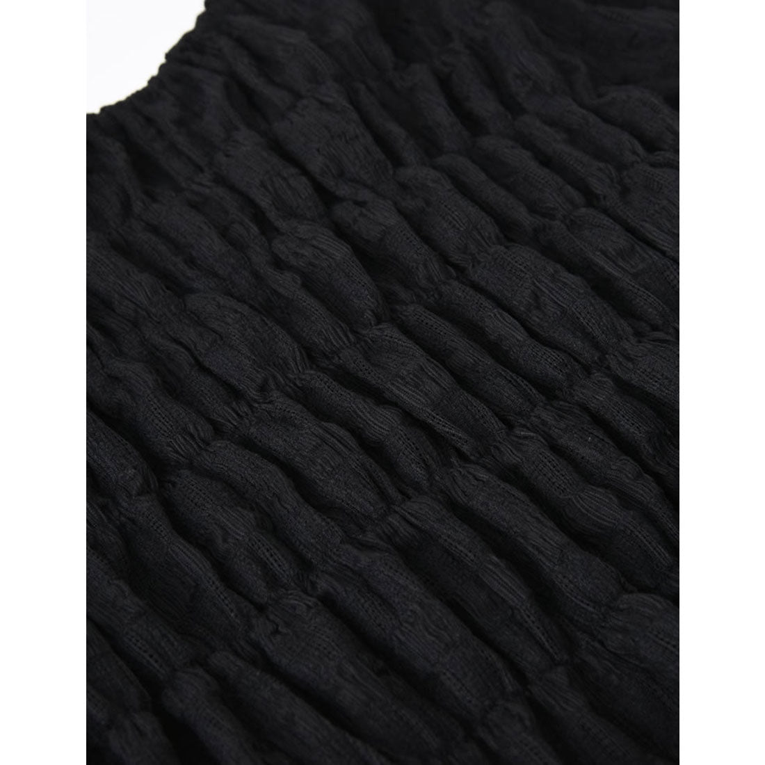 MIZUM MEISM [2024 SUMMER COLLECTION][MEISM by Re:EDIT] Puff Shoulder Gathered Half Sleeve Top