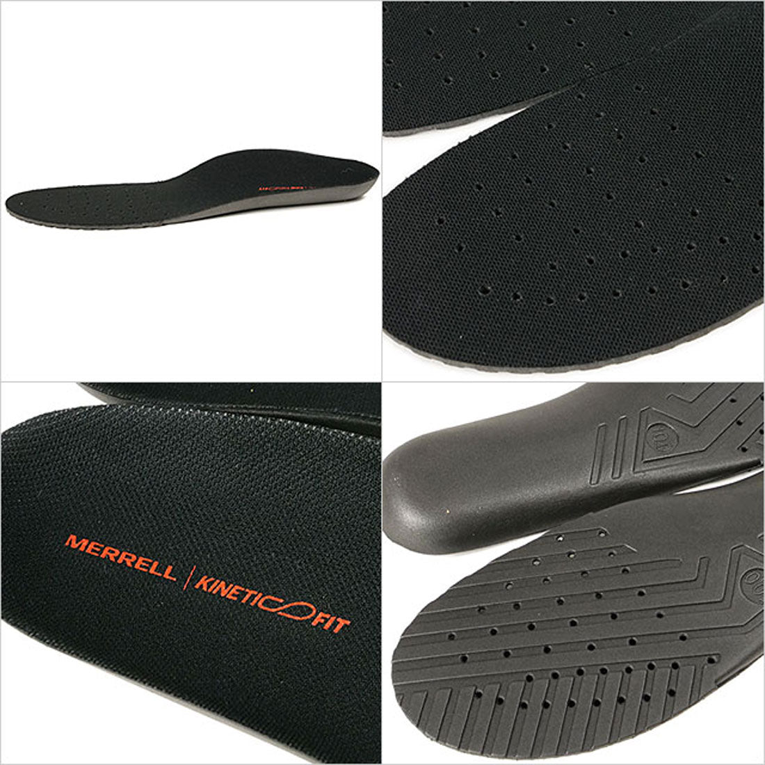 メレル MERRELL M KINETIC FIT BASE FOOTBED MEMORY BLACK [JAFABMM SS25]