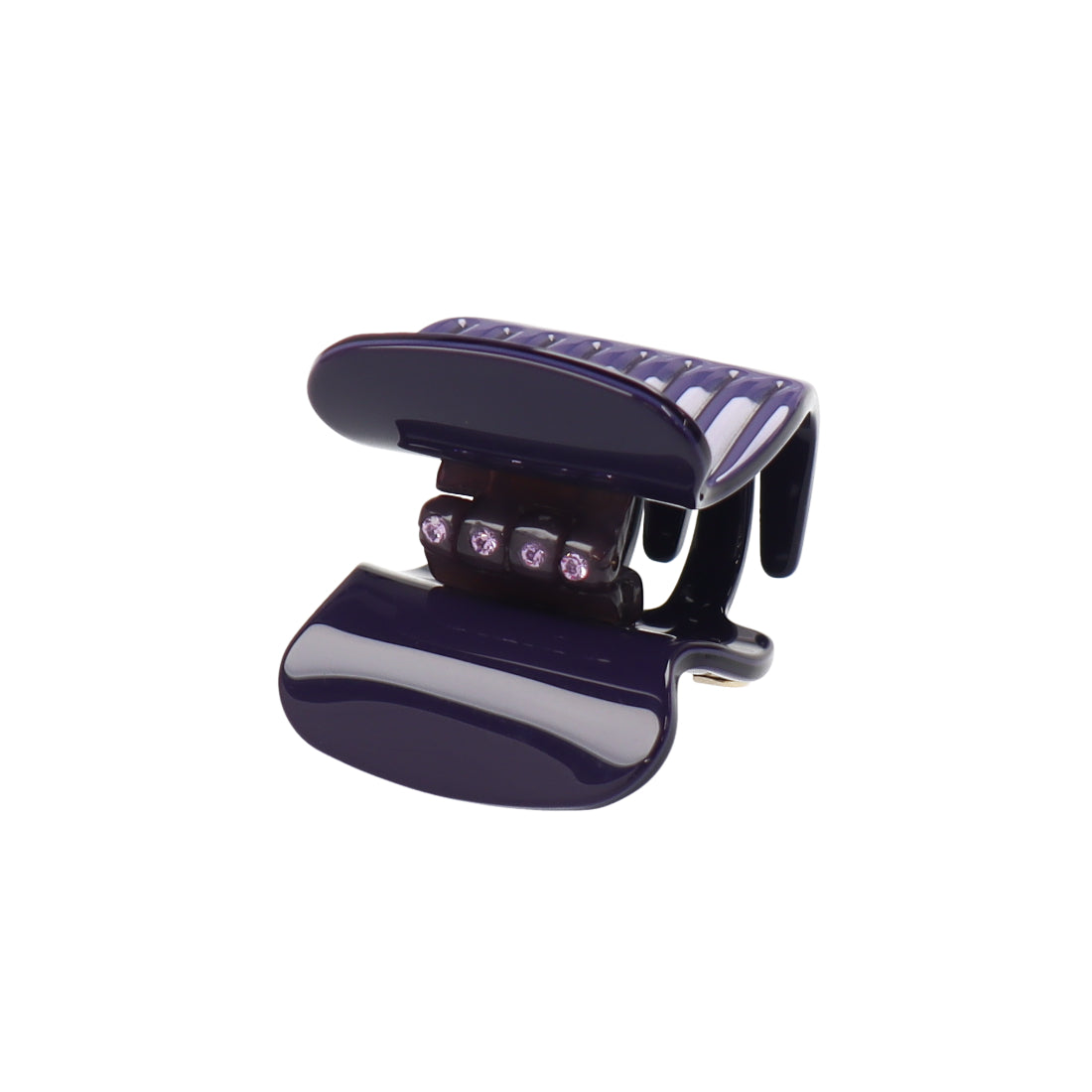 メタルアンドプラスチック METAL&PLASTIC スクエアバンスクリップ （PURPLE） PURPLE