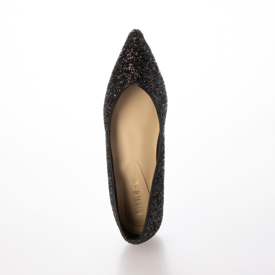 Mermaid MERMAID Pointed Critter Pearl Heel Flat Pumps