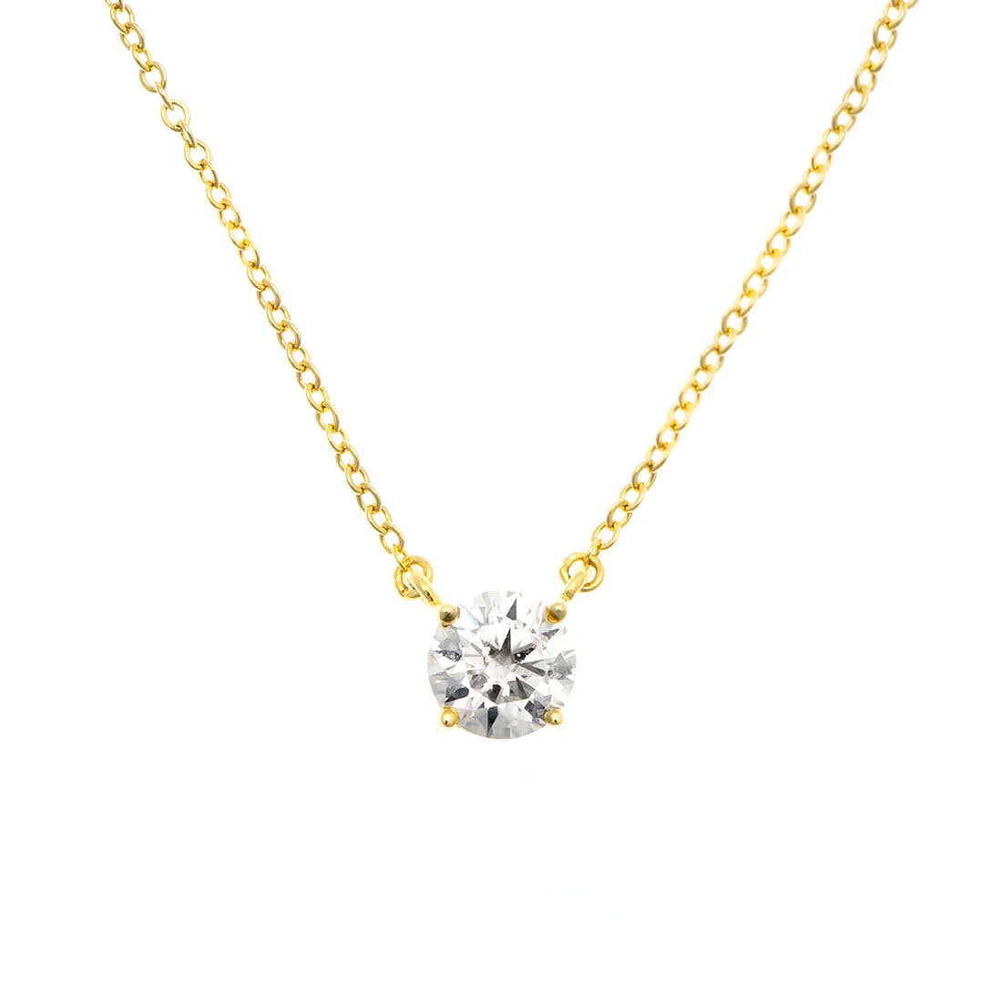 METEOR NEW YORK 1ct 1-stone solitaire necklace "VENUS"