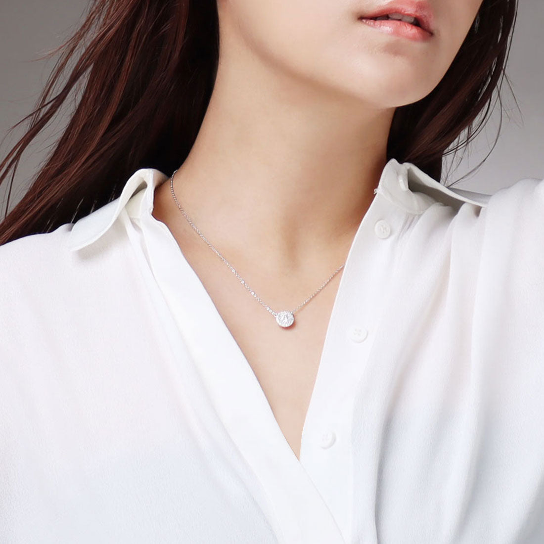 Meteor New York METEOR NEW YORK 1ct Halo Necklace 'MERCURY' 【Non-returnable item】
