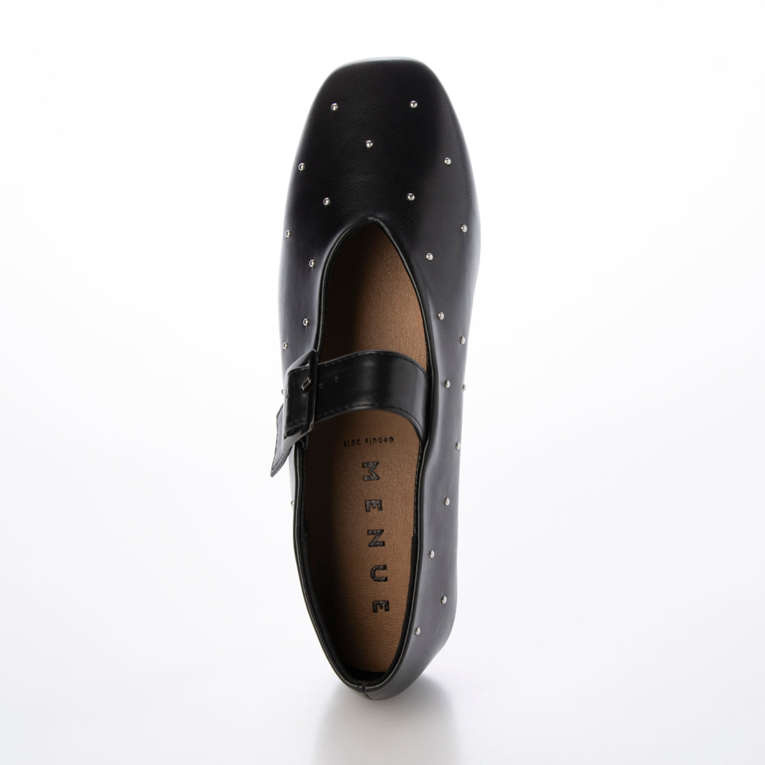 Menué Studs Mary Jane Flat Shoes