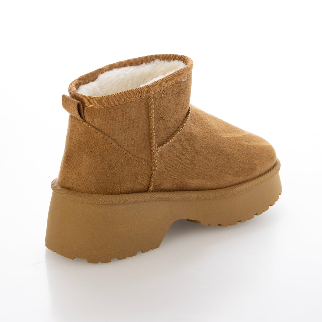 メヌエ Menue 厚底ヒール ショート ムートンブーツ （3080キャメルSD） 3080キャメルSD