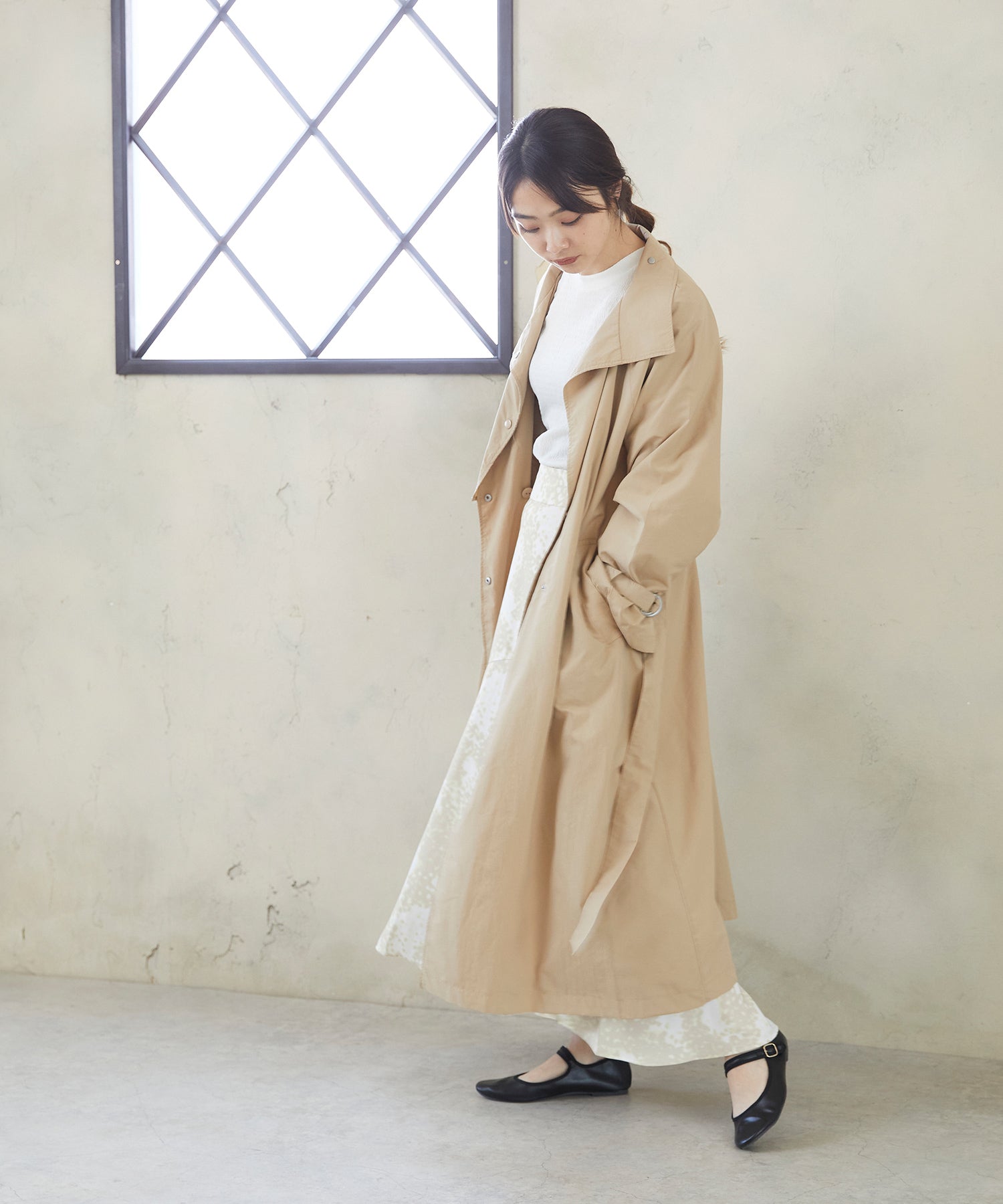 メヌエ Menue ふわカル ストラップ バレエシューズ（1020ブラックpu） 1020ブラックpu