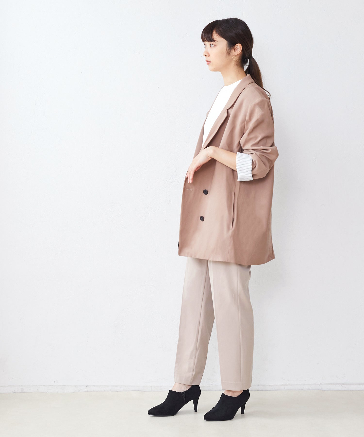メヌエ Menue ハイヒール Vカットブーティ