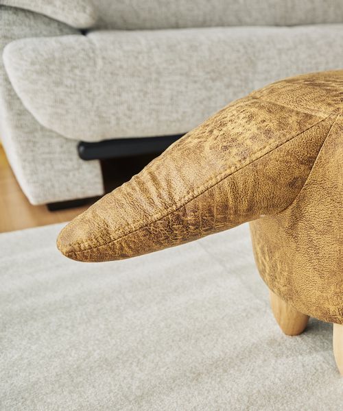 アンファンス EN FANCE 恐竜モチーフのスツール Triceratops トリケラトプス ブラウン （メーカー指定色） メーカー指定色