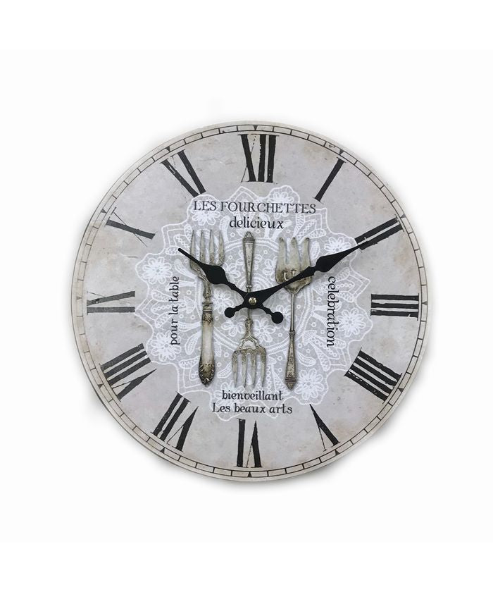 "EN FANCE" Motif Clock "Hobby series" 33cm Delicious