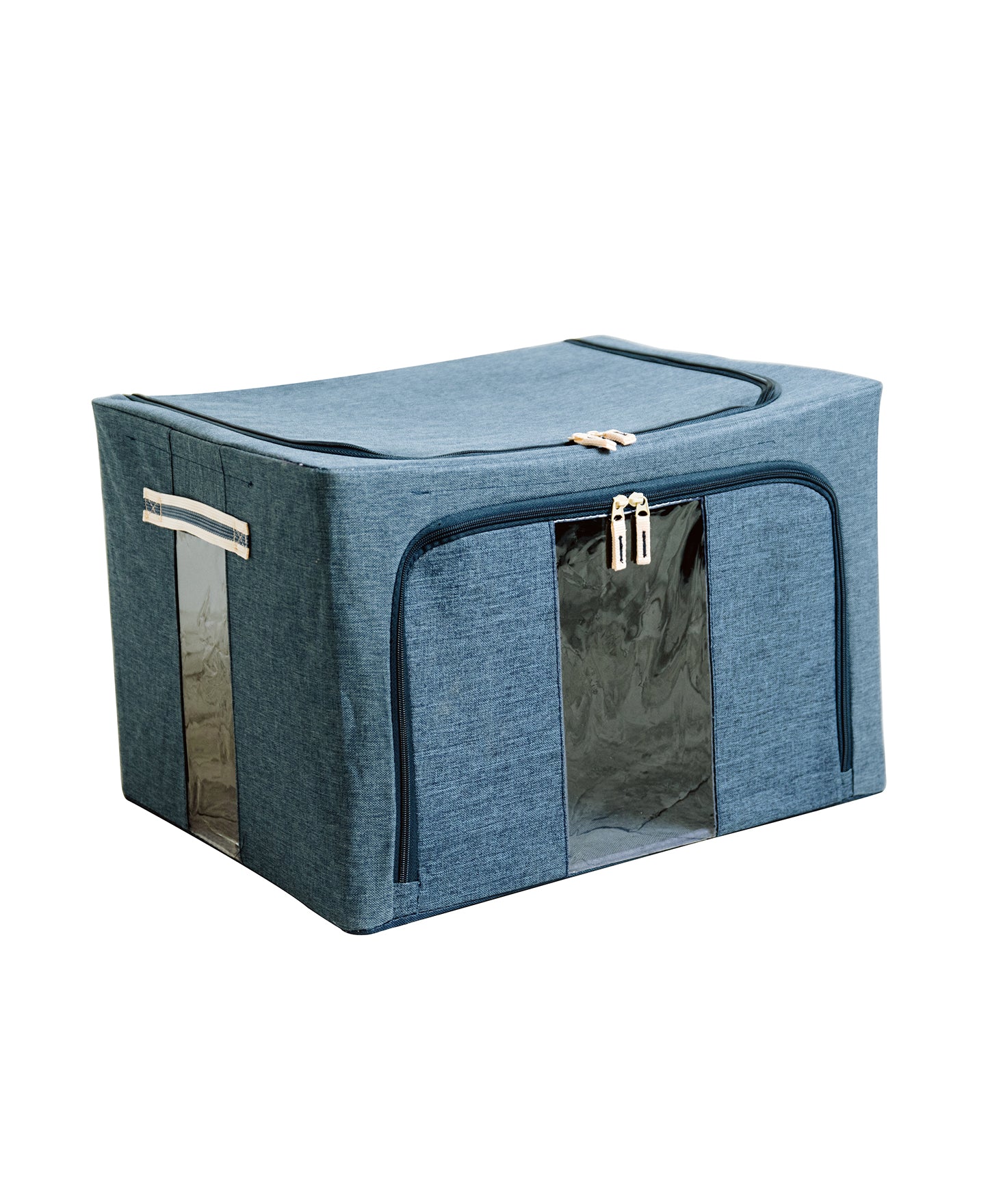 アンファンス EN FANCE スタッキング窓付き収納ボックス （66L） ブルー （メーカー指定色） メーカー指定色
