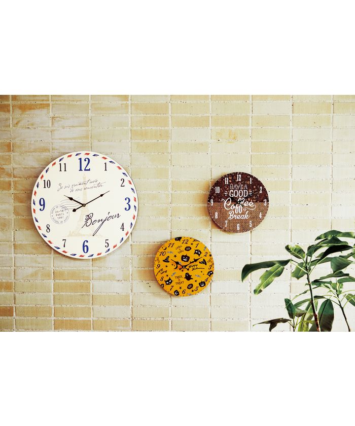 アンファンス EN FANCE モチーフクロック 「Town series」 60cm PARIS （メーカー指定色） メーカー指定色