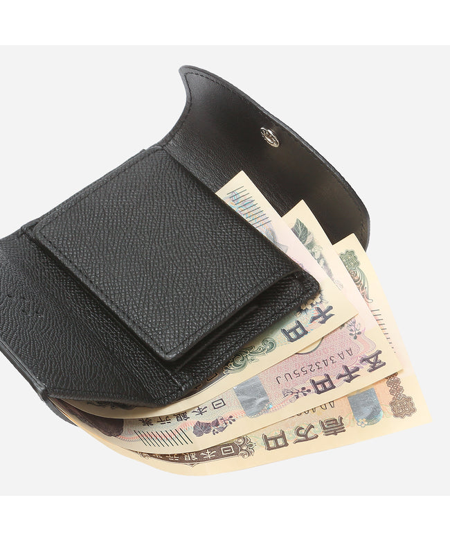 ソポ sopo 新商品/サライ/ソポ/ワープロラックス/三つ折り財布/ROLL WALLET-WL/ワインハンマー社【so71】 （ブラック） ブラック