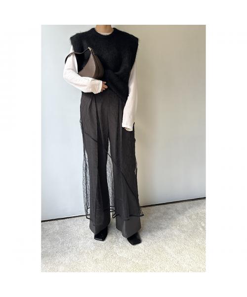 ザ ガーメント The Garment The Garment レイヤード ワンピース montenegro dress 20557 （050/ブラック） 050/ブラック