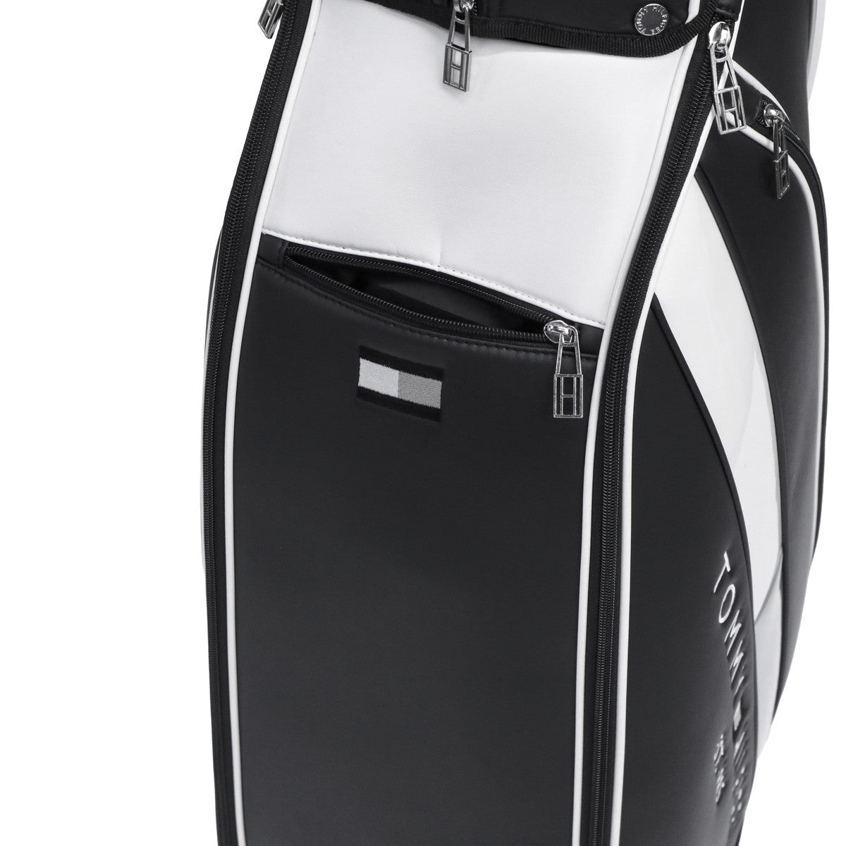 トミー ヒルフィガー ゴルフ TOMMY HILFIGER GOLF キャディバッグ メンズ レディース おしゃれ 9.0型 9型 46インチ 5分割 軽量 カート型 合皮 キャディ バッグ カートキャディバッグ ベーシック THMG4SC5 （ブラック） ブラック