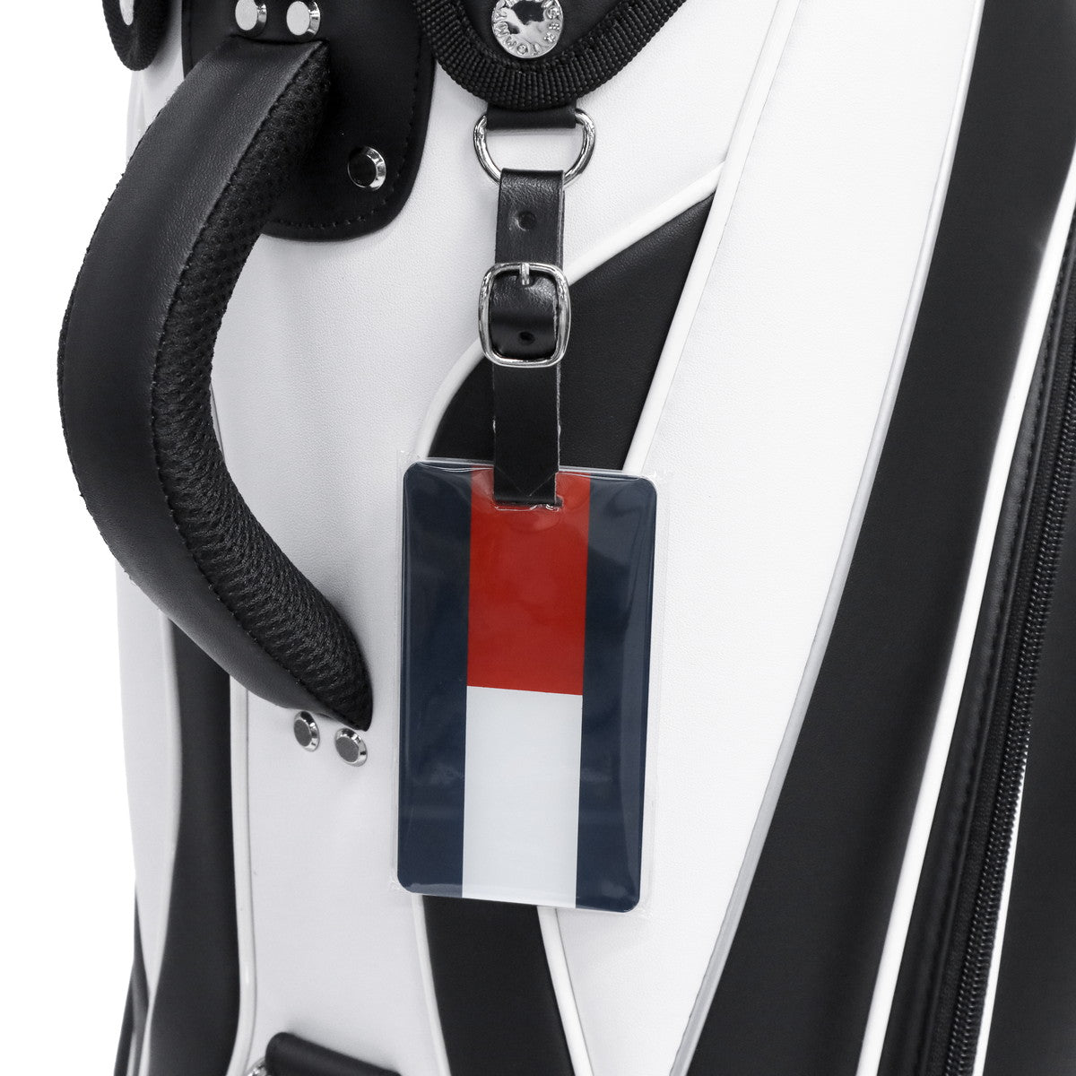 トミー ヒルフィガー ゴルフ TOMMY HILFIGER GOLF キャディバッグ メンズ レディース おしゃれ 9.0型 9型 46インチ 5分割 軽量 カート型 合皮 キャディ バッグ カートキャディバッグ ベーシック THMG4SC5 （ブラック） ブラック
